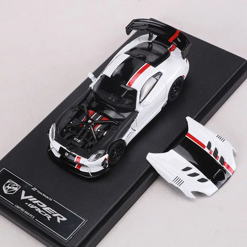 Versione con copertina magnetica aperta Viper ACR 1:64, modello di auto in lega pressofusa, per adolescenti che giocano con, decorazione per adulti, regalo.