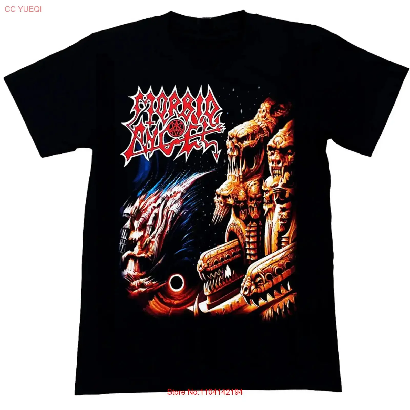 Morbid Angel Gateways To Annihilation AdulT T Shirt RI_099 vintage Washed Soft streetwear Breathable Top For Everyday Wear