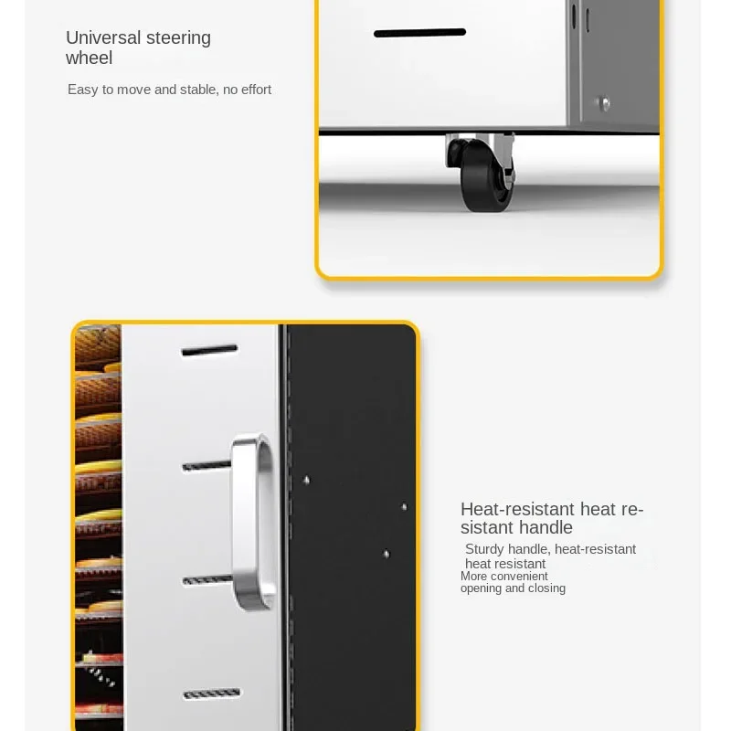 Großer Dörrapparat, Obst- und Gemüse-Lebensmitteltrockner ohne Blume, Mango, Longan, Pilz, Lebensmittel, Rindfleisch, Wurst, Fisch, Huhn, Ente, Faltenbalg