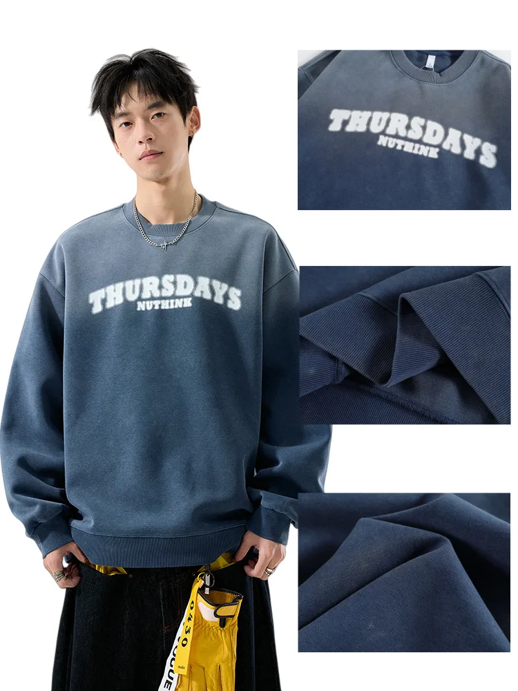 

Мужские толстовки без капюшона с мягкой плюшевой подкладкой, теплые, с утепленным слоем, зимние, из термоткани, повседневные, модные