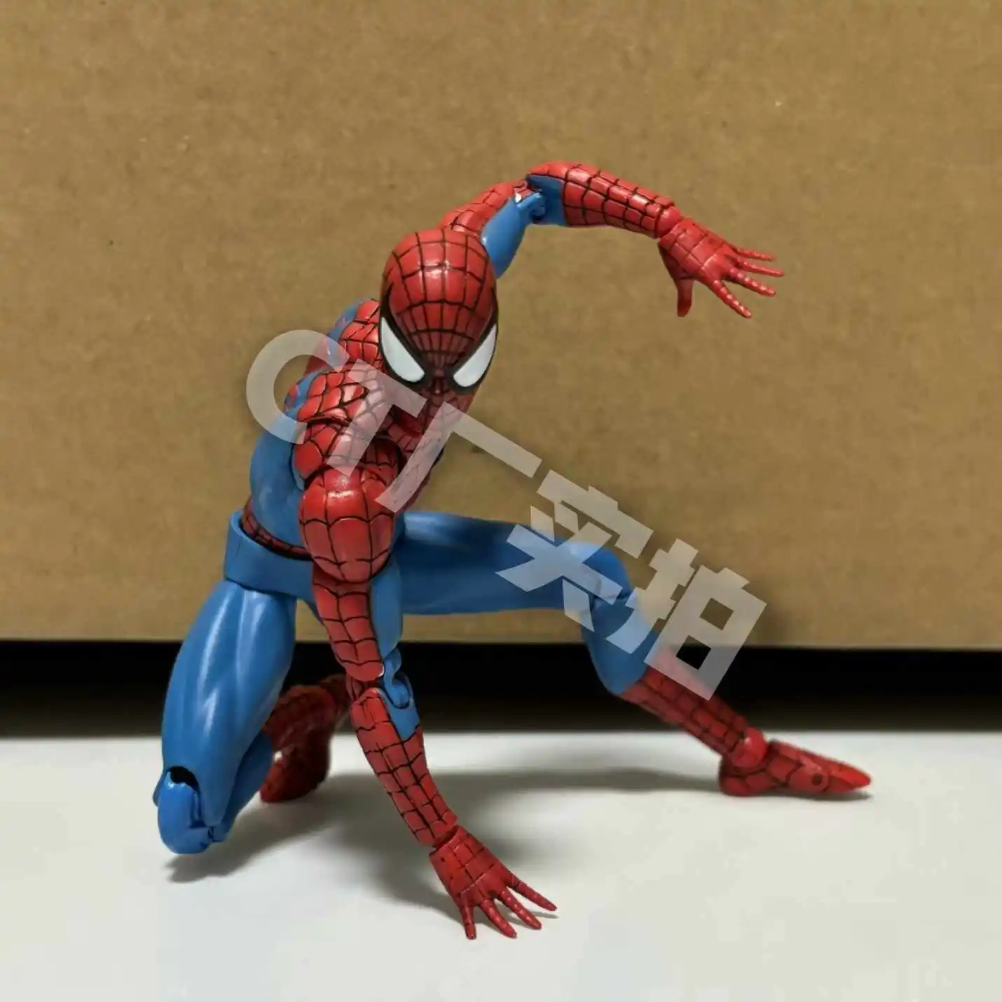 1/12 Ct Toys Spider-man Action Figure Spiderman Anime Figures Mafex 185 Classic model Costume Ver Collectible Model Kid Toy Gift