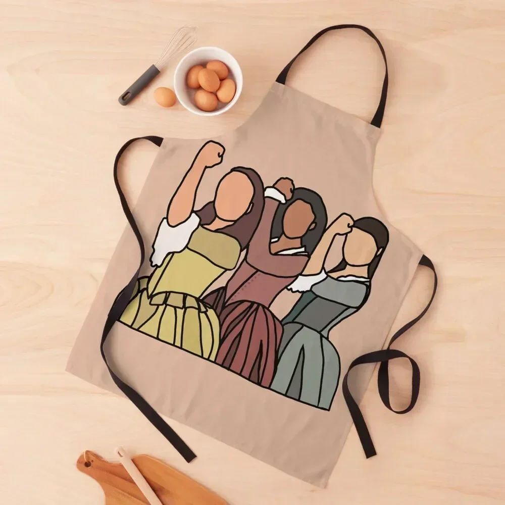 

Schuyler Sisters Apron kindergarten teacher Kitchenware Women Kitchen'S professional hairdresser Apron