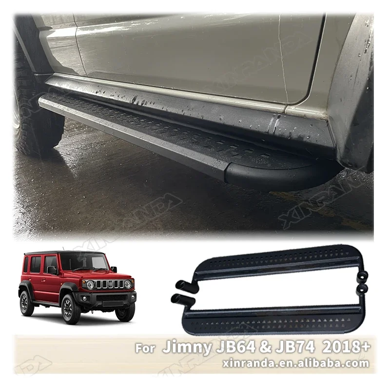 

Аксессуары для Jimny новые 5-дверные боковые ступенчатые стержни, Стальные Боковые ступени для Suzuki Jimny 2023 2024