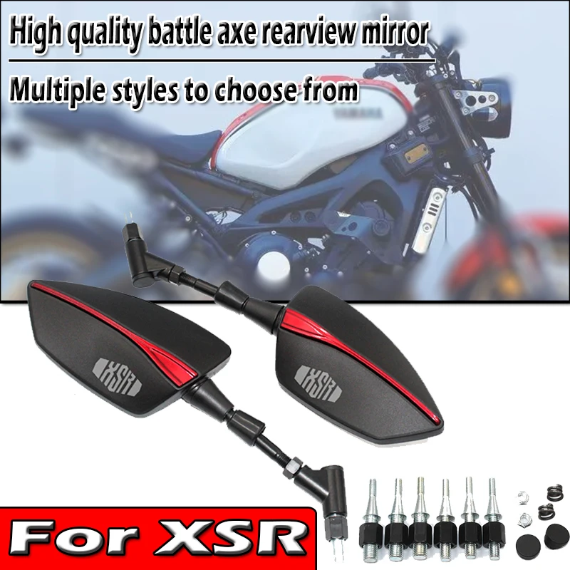For XSR700 XSR 700 XSR900 XSR 900 XSR125 155 8/10mm Universal Adjustabale Rearview Rear View Mirrors Side Mirror