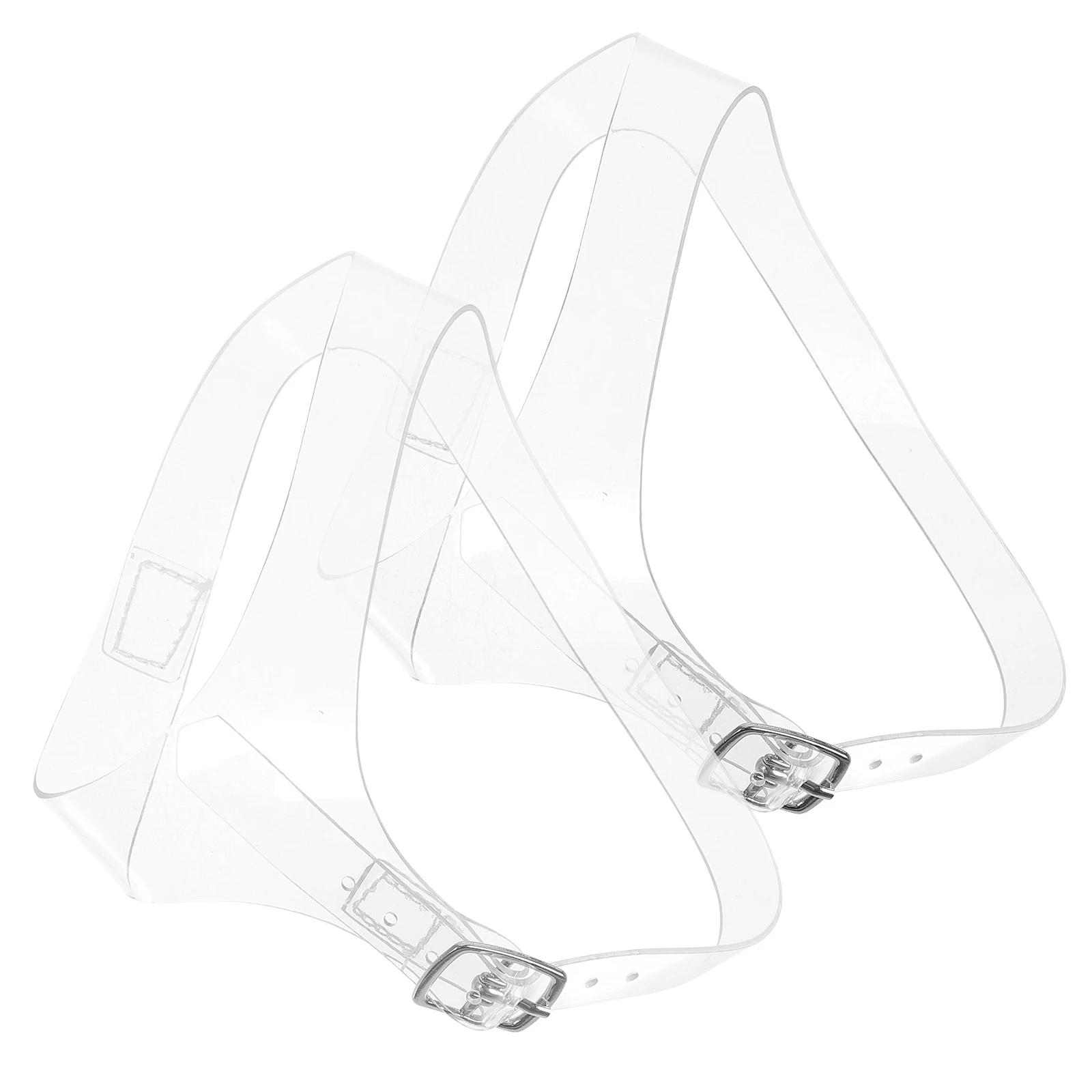 

High Heel Accessories Slippery Shoelace Transparent Straps Triangle Bundle Detachable DIY TPU Anti Slipping Stable Fit Shoes