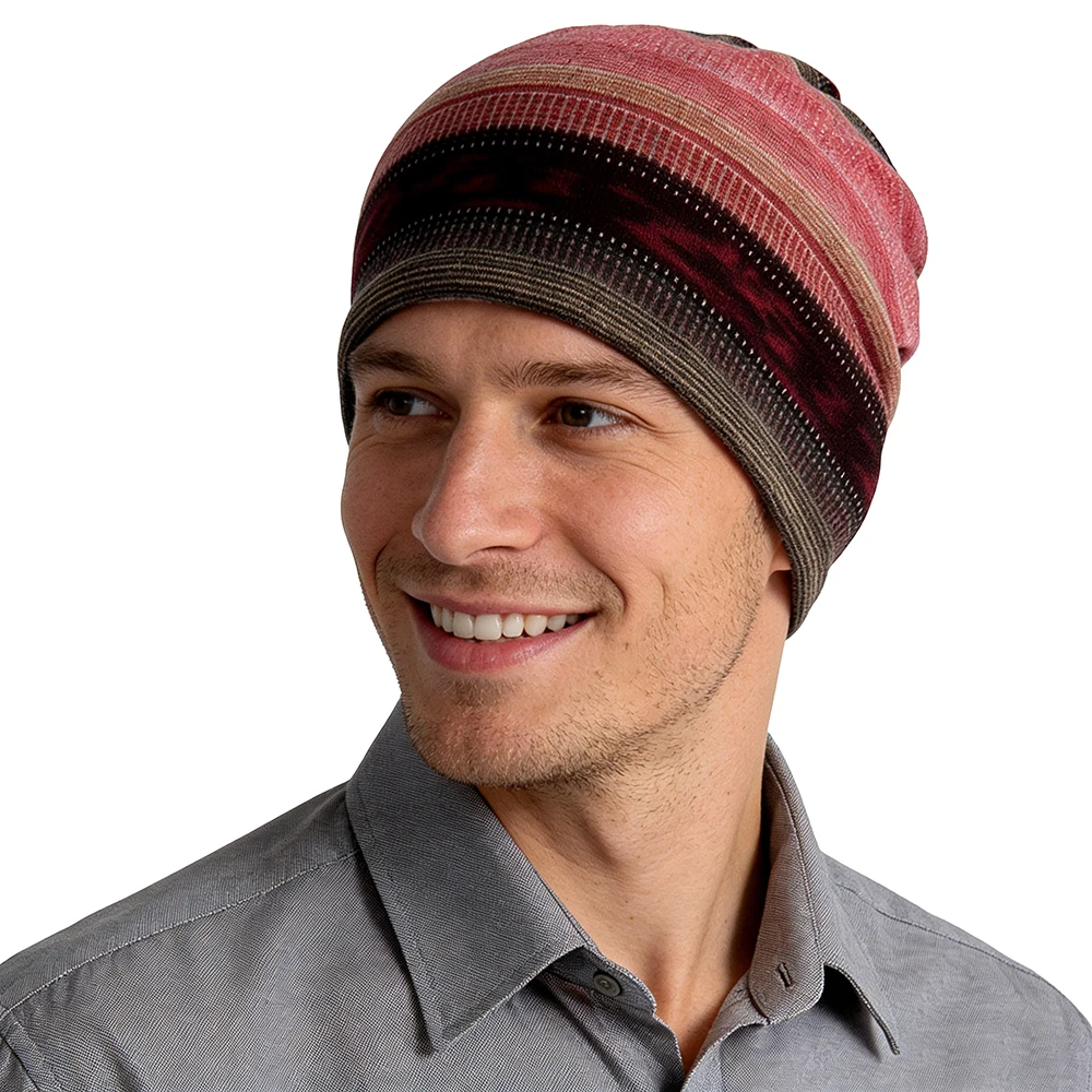 หมวกไหมพรมลายทางสุดเก๋ - อเนกประสงค์ สวมใส่สบาย ทันสมัย มีเอกลักษณ์เฉพาะตัว และเป็นไอเท็มที่ต้องมีตามเทรนด์ตามฤดูกาล