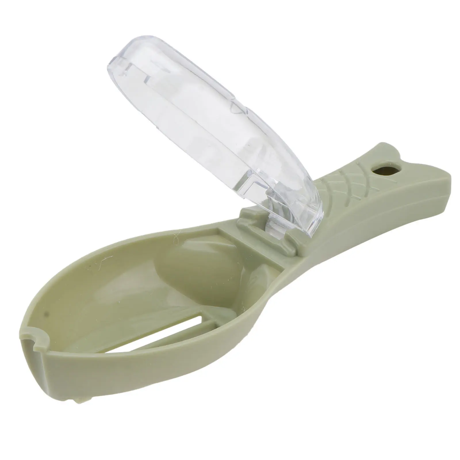 Fish Scale Scraper Manual ABS Serrated Fish Cleaning Tool Safe Scale Remover for Kitchen and Fishing