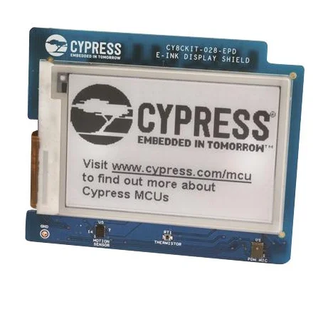 

CY8CKIT-028-EPD плата разработки, EINK Плата дисплея для PSoC6 макетный комплект