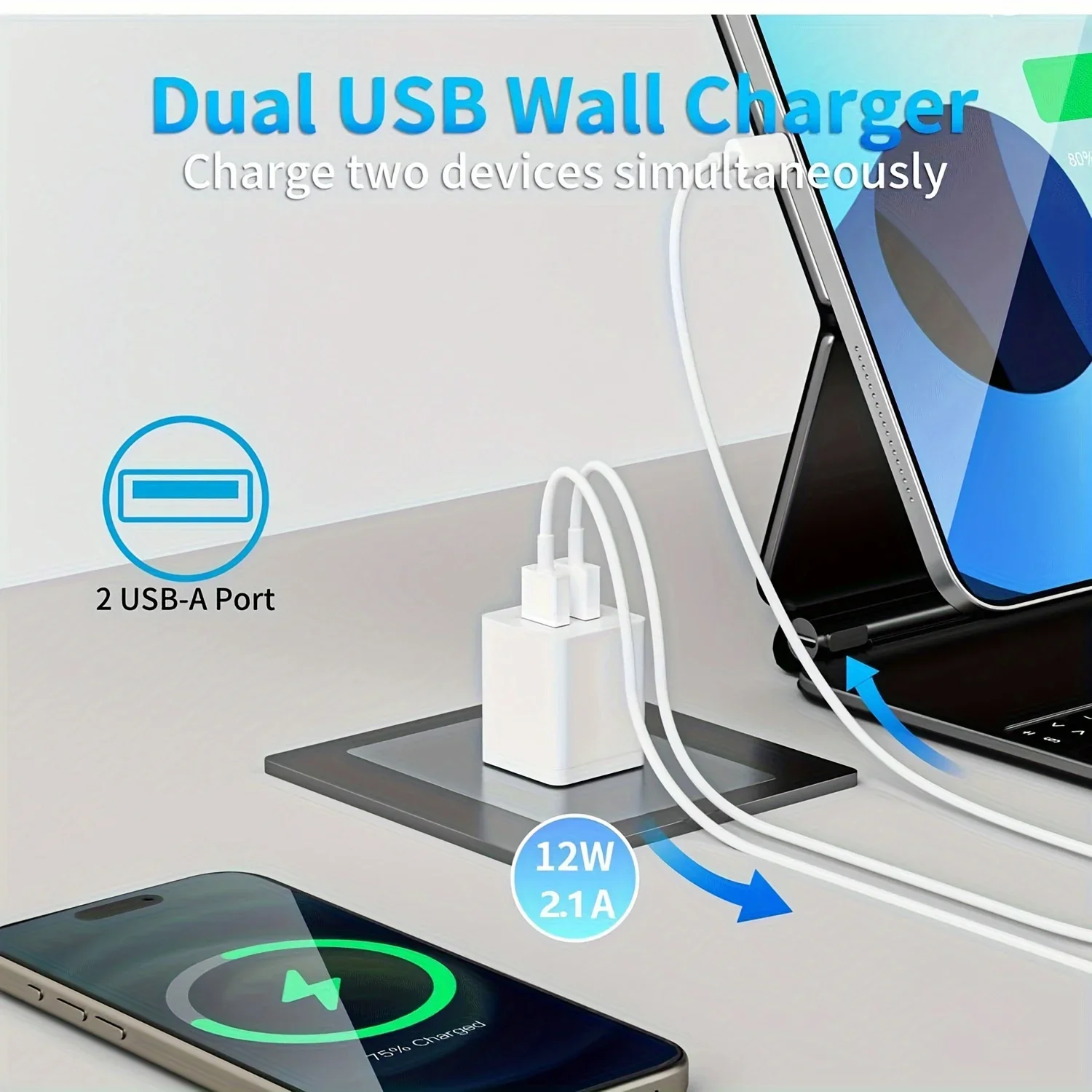 سلك شاحن USB C IWatch 3 في 1 وكابل USB-C بطول 6 أقدام مع كتلة من النوع C، سلسلة I-Watch Ultra/9/8/7/6/SE/5، لهاتف IPhone 15/14/13/12