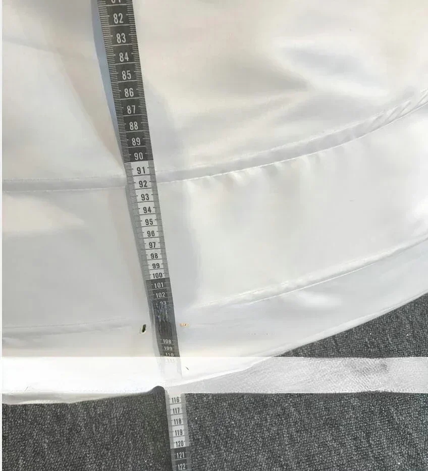 Sottoveste a 8 anelli. Sottoveste grande lunga 115cm per abito da sposa abito da ballo