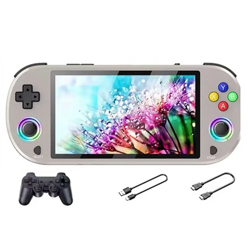 

Игровая консоль Hot-M22 Pro Retro с 128 ГБ памяти, 5,0-дюймовым IPS-дисплеем, RGB LED-подсветкой, джойстиком, поддержкой LINUX/Emelec 4.3, для воспроизведения видео с PS1, модель B