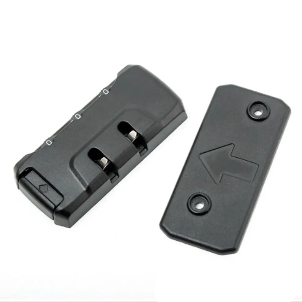 Secure Metal 3 Digit Combination Padlock Code Black Digital Lock Safe Password Suitcase Padlock Travel