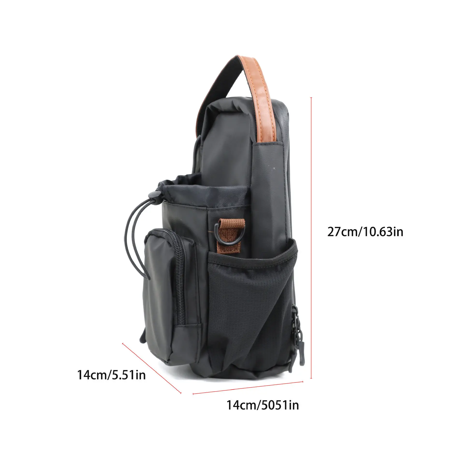 Magnetic Gym Bag Portable Water Bottle Bag for Gym With Magnet Large Capacity Crossbody Carrier Bag Gym Accessories Storage image 5