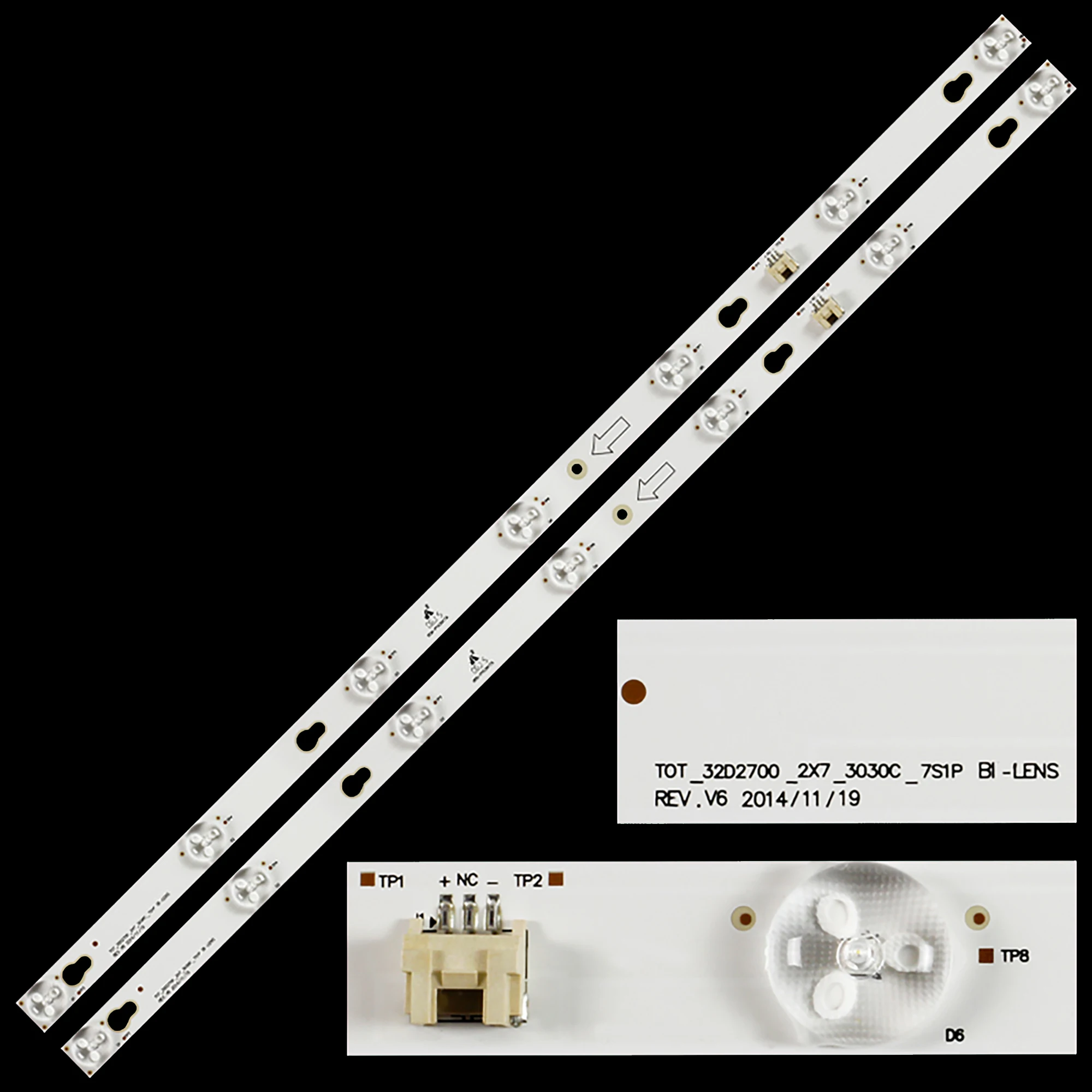 Led-hintergrundbeleuchtung Streifen Für FLTV-32T21 LED32D2710 L32F3303B L32E181 32D2700 L32F1610B L32F1620E L32F1680B L32F3301B