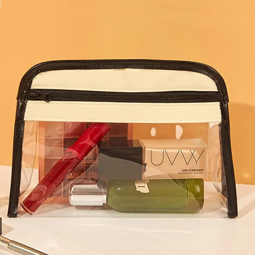 Fashion PVC Makeup Organizer Female Toiletry Bag Wash Pouch Makeup Case Transparent Cosmetic Bag Bath Storage Storage Bag