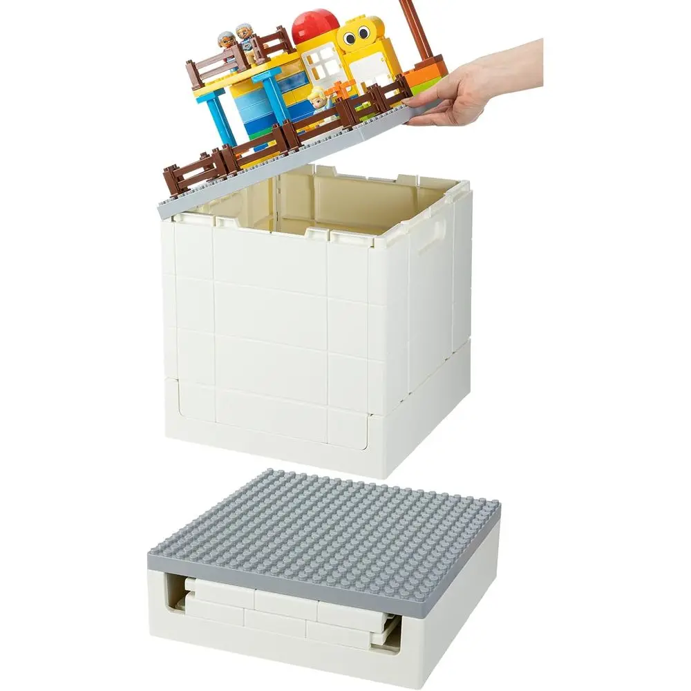 

Collapsible Storage Bin, 25L Container (Gray)