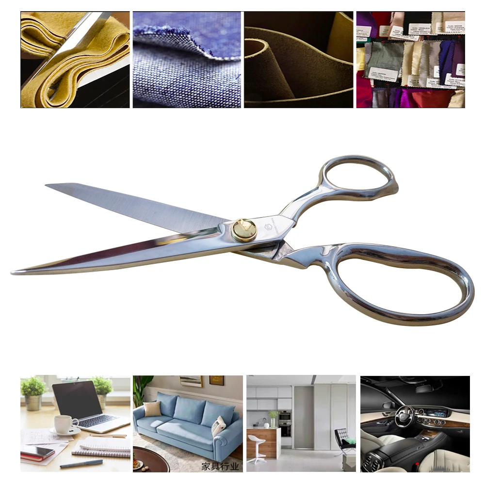 Jincraftsman®–8 Inch Integrated Steel Portable Ergonomically Sharp Handicrafts Clothing Sewing Stationery Tailor Office Scissor