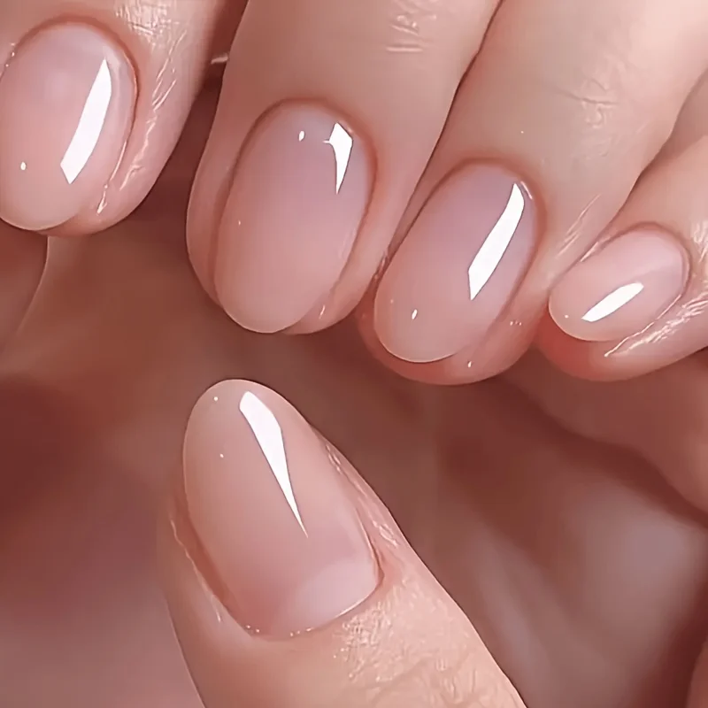 Natural Nude Pink Keratin Nail Hardener, Professional Repair, Strengthen Nail Bed, Quick Dry, Daily Care Manicure Essential