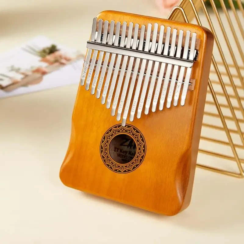 

17 keys kalimba instrument Thumb Piano Solid mahogany Finger Piano