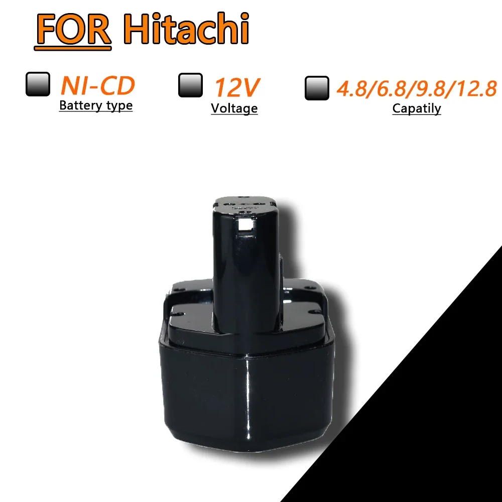 4.8/6.8/9.8Ah 12V For Hitachi Remplacement Tool Battery For Hitachi EB1214S EB1212S EB1220BL WR12DMR DS180F3 DH15DV DS12DVF3