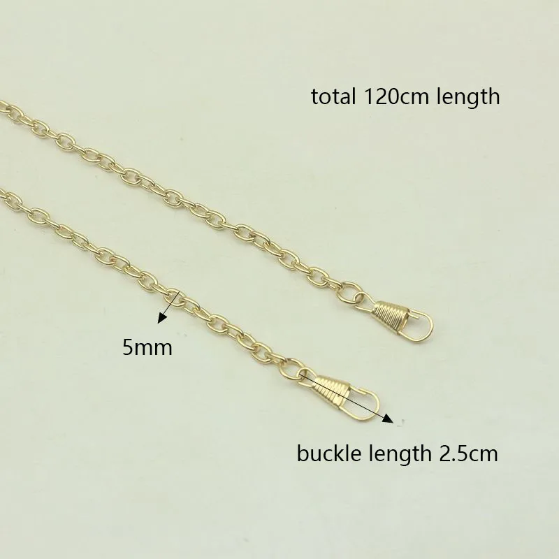 10pc 120cm O Ring Metal Bag Wallet Chain for Handbag Replacement Shoulder Crossbody Strap Purse Metal Chains DIY Bag Accessories