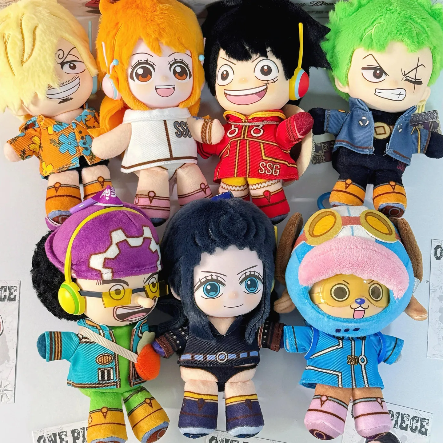 Eaki One Piece Egghead Arc Blind Box Pendant Anime Peripheral Collectible Stuffed Doll Hanging Ornament For Fans