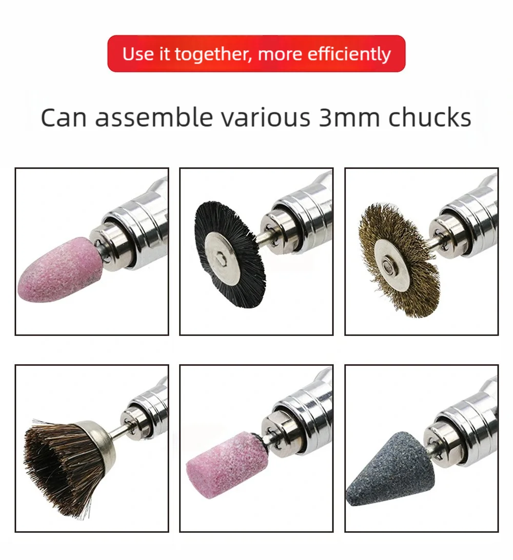 High-Speed Pneumatic Air Micro Die Grinder Pencil Mini Polishing Grinding Engraving Machine Pneumatic Tool for Wood Jewelry view 5