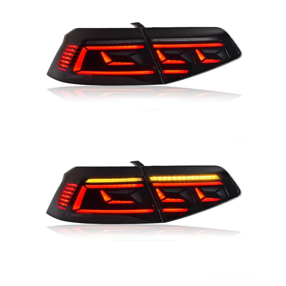 For 17-19 Volkswagen Maiden B8 Tail Light Assembly Modification LED Running Lights Streaming Turning Tail Lights