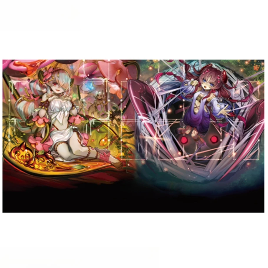 

Yugioh Traptrix Pinguicula Atypus Play Mat Yu-Gi-Oh! TCG OCG Trading Card Games Mat Duel Plate Rubber Card Mat Mouse Pad