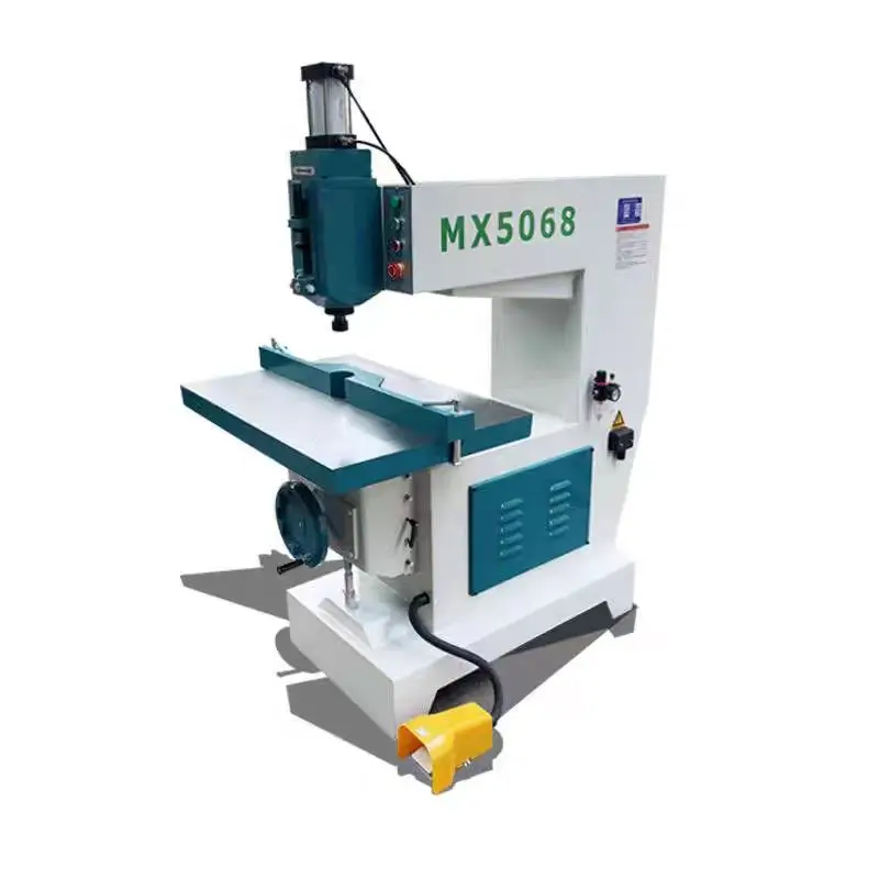 Woodworking High Speed Pedal Vertical Shaper Milling Shaping Machine for Soles Handicrafts Furniture Tea Tables Dining Tables
