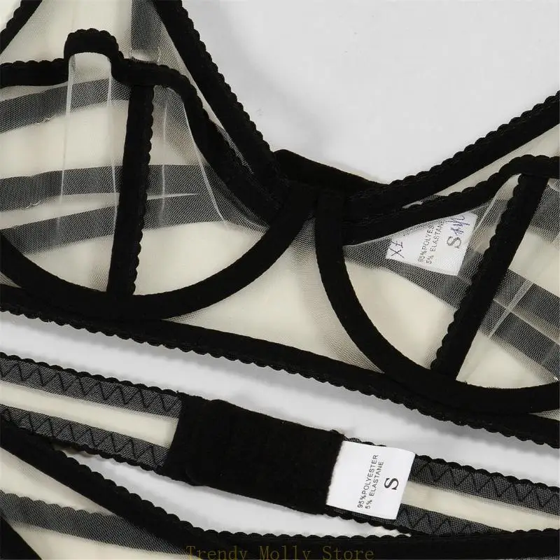 

N5KB Женское женское нижнее белье с ремнями для подвязки сексуальное бюстгальтер и трусики, сетчатые боди, боди