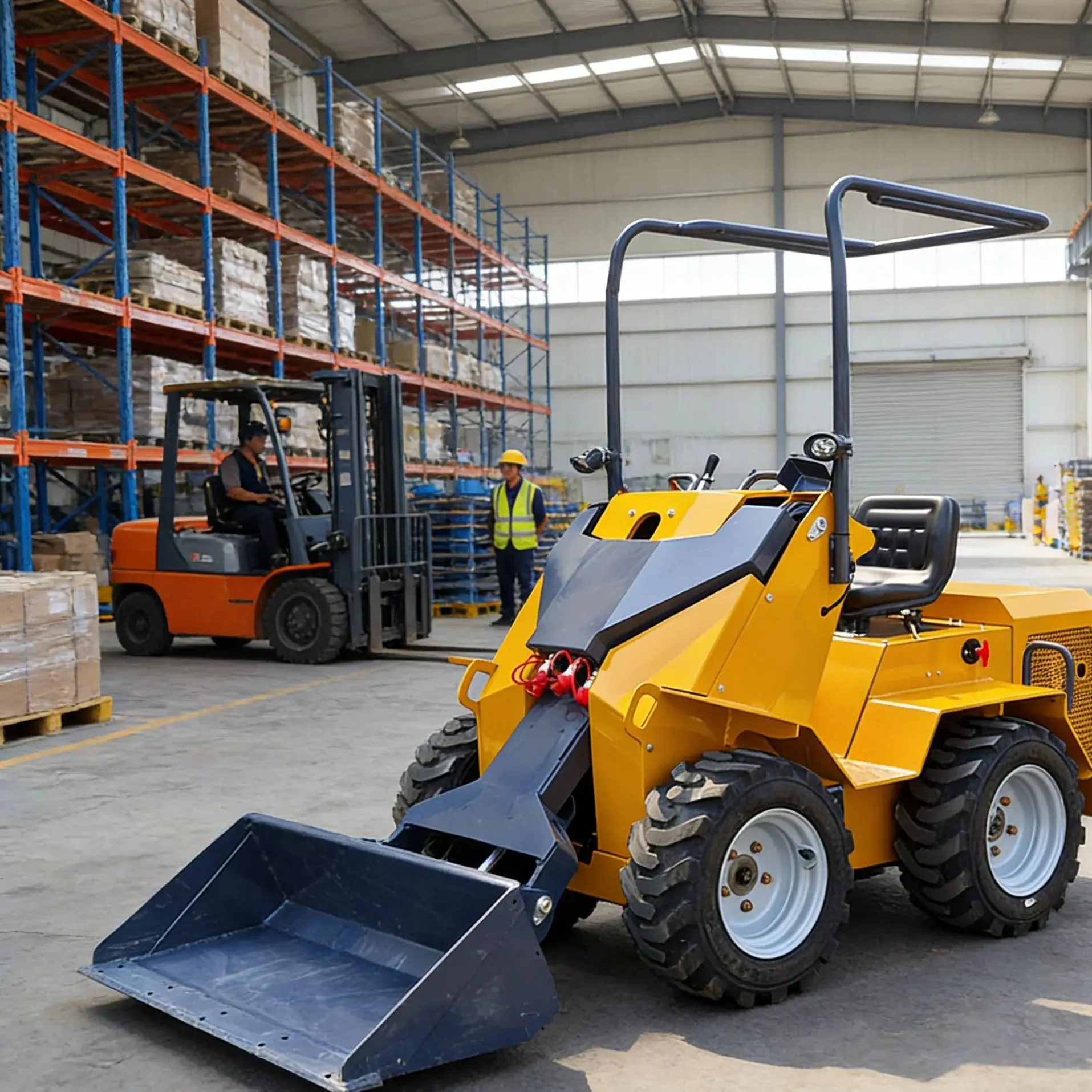 Aangepaste beste kwaliteit ChinaWielen rijbare schranklader Geavanceerde functies