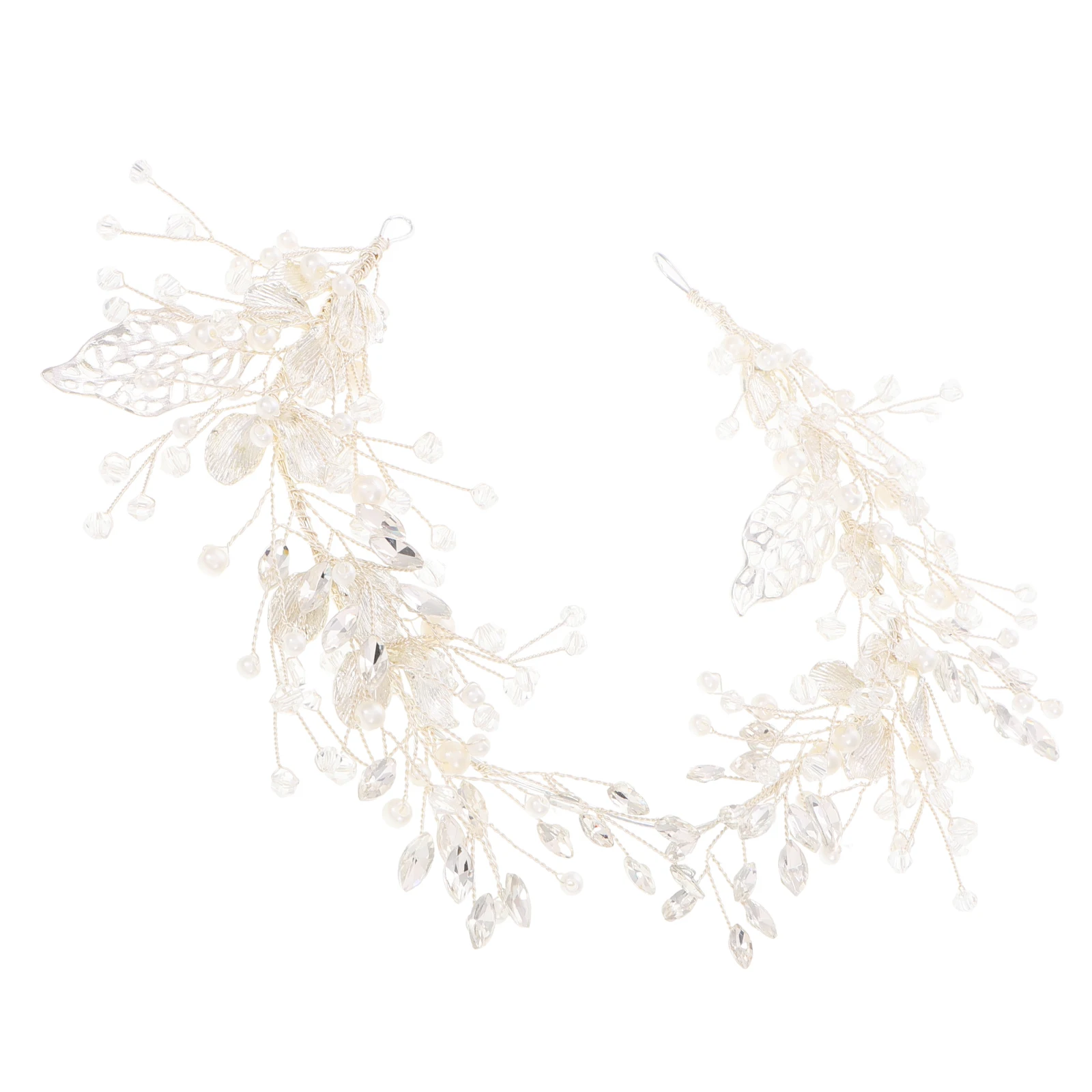 

Pearl Hairpin Decorative Pins Bridal Crystal Headpieces for Brides Headband Women Floral Flower Clothing with Pearls