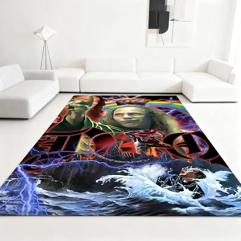 

D-DIOS Rock cool fashion Floor Mat Soft Thickened Absorbent Non-Slip Bedroom Living Room Door Mat Home Decor Flannel Rugs