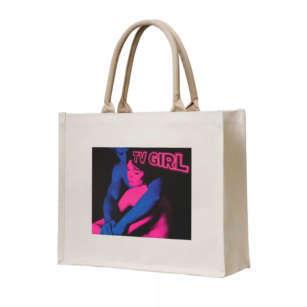 

Tv girl who really cares poster Tote Bag shopping bag Handbags women sac pour femme cute tote bag