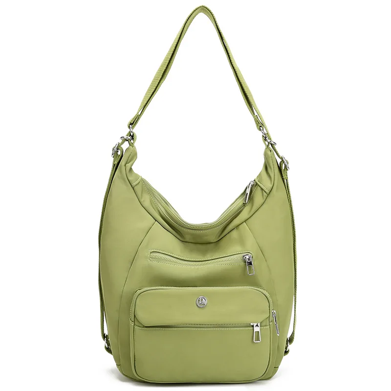 Picture 6: Nylon fabric lightweight multi-pocket women's crossbody bag, multi-functional backpack, large-capacity single-shoulder bag