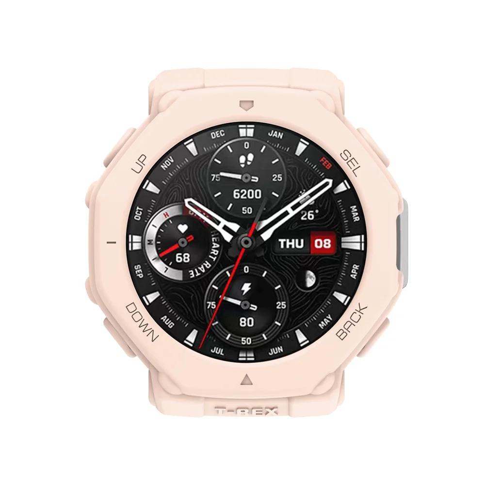 ソフトシリコンケース Huami Amazfit T-Rex 3 保護カバーブレスレット超軽量時計装飾時計シェル