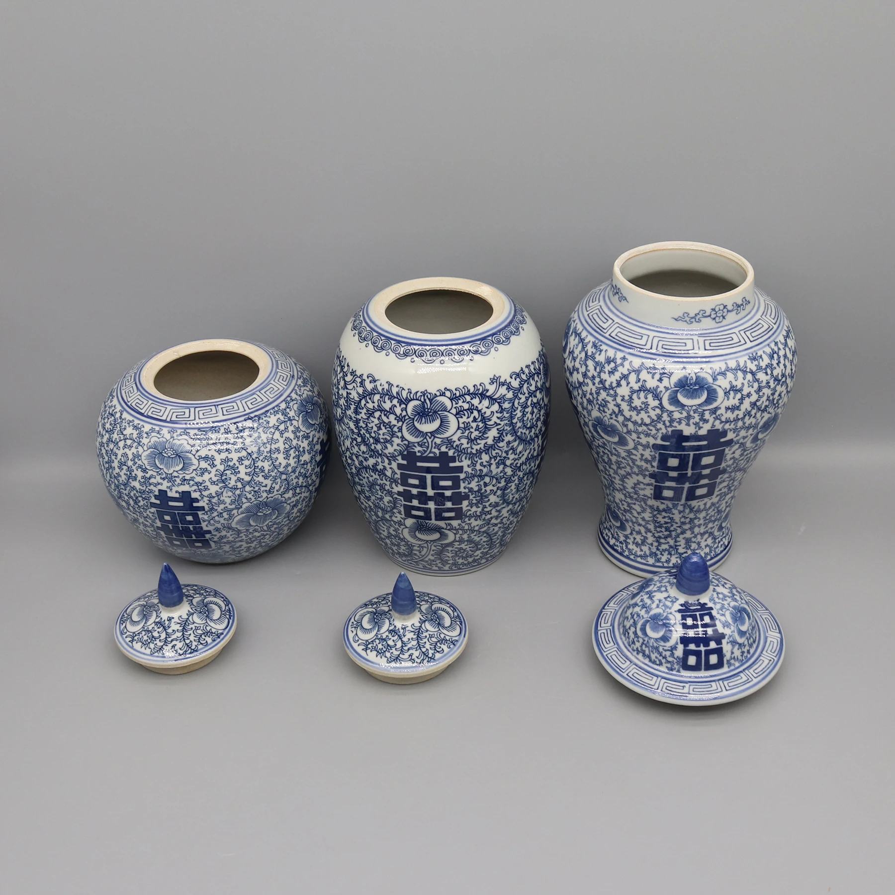 Ceramic Jar, Canister, Pot, Vase, Blue and White Ceramics, Home Decoration