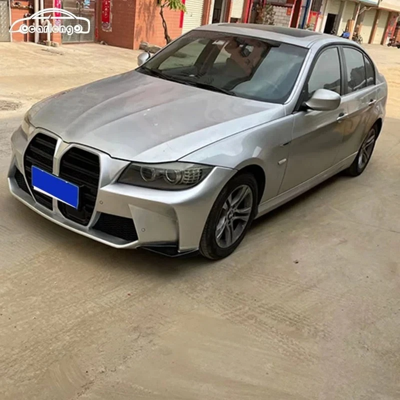 مصد السيارة لسيارات BMW 3 Series E90 320 325 2005-2012 ترقية M3 نمط المصد الأمامي مصبغة طقم الجسم الجمعية ملحقات السيارات الخارجية