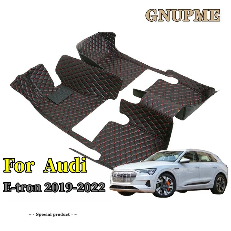 

GNUPME Custom Car Floor Mats For Audi E-tron 2019 2020 2021 2022 2019-2022 Years Auto Carpets Foot Coche Accessorie