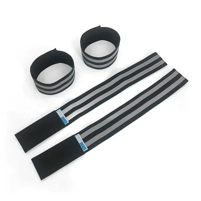 Bandas reflectantes para muñeca, brazo, tobillo, pierna, correas reflectantes de alta visibilidad para caminar por la noche, ciclismo, correr, cinta reflectora de seguridad