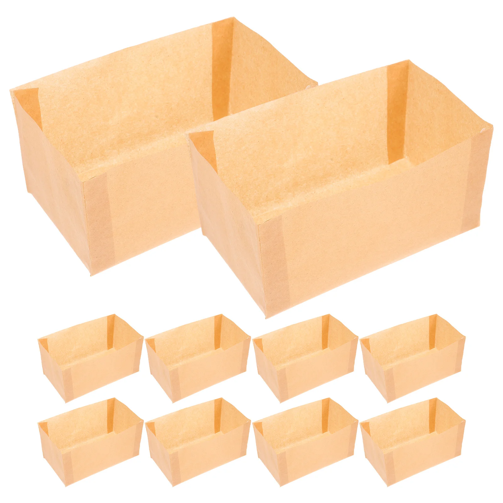 

50Pcs Baking Bread Paper Mold Heavy Duty Nonstick Liners for Cake Loaf Pastry Oven Freezer Safe Disposable Baking Paper Sheets
