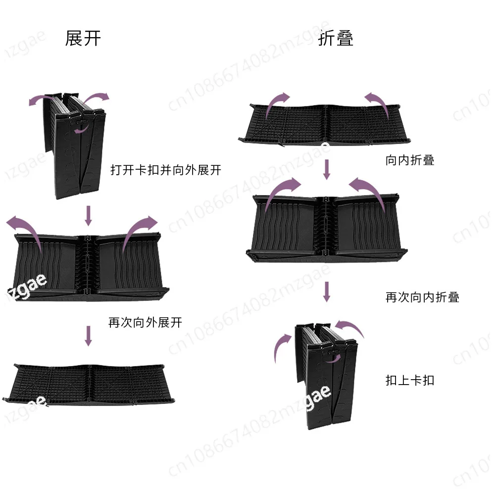Pet stairs folding car steps slope non-slip car climbing ladder cat large dog dog climbing ladder