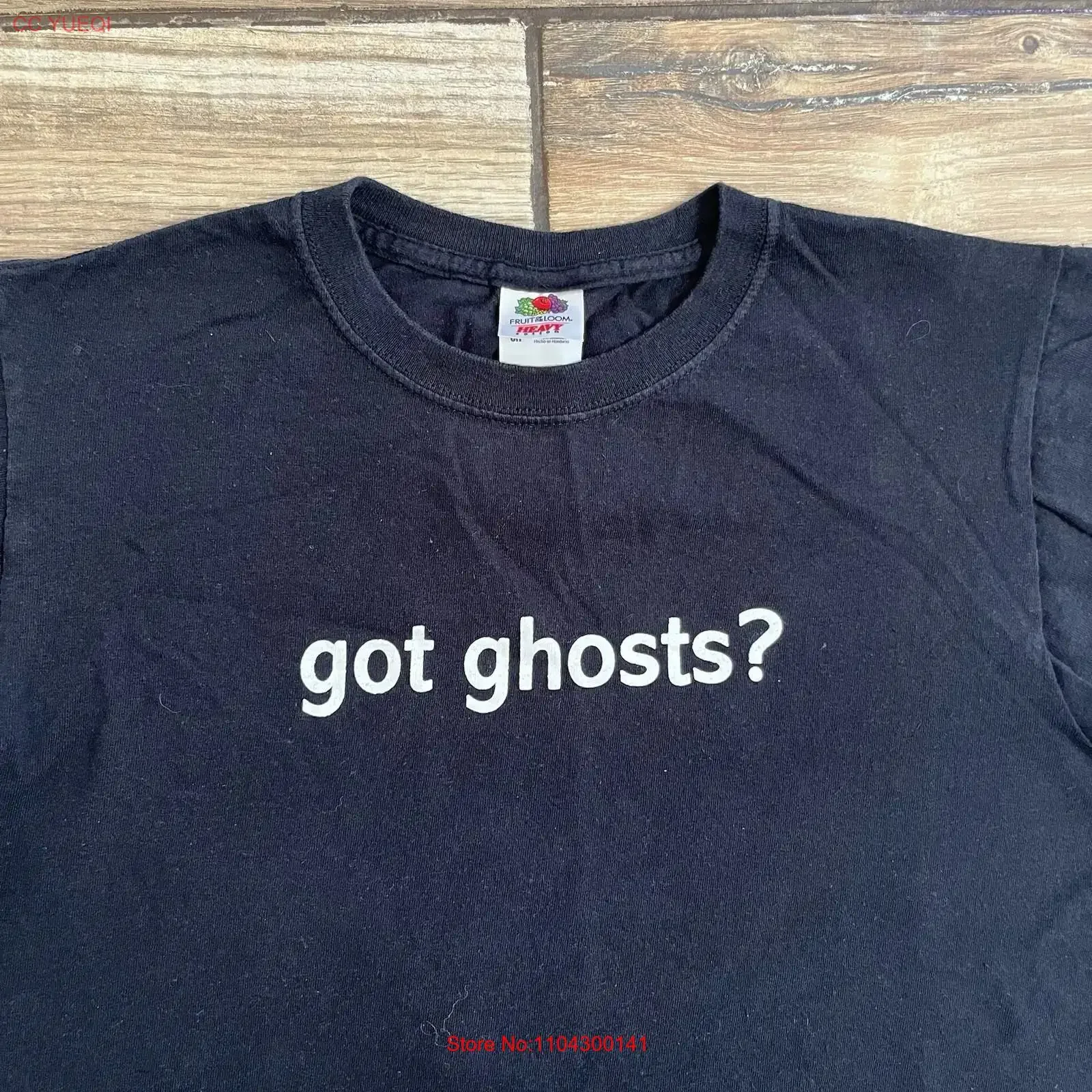 T-shirt noir Y2K Got Ghosts Gettysburg, thème tourisme, pour homme, taille S, vintage, délavé, unisexe, respirant, décontracté, extensible, mode