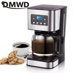 110/220V 1.5L macchina da caffè americana 12 tazze macchina da caffè a goccia automatica bollitore in vetro macchina da caffè per la casa e l'ufficio