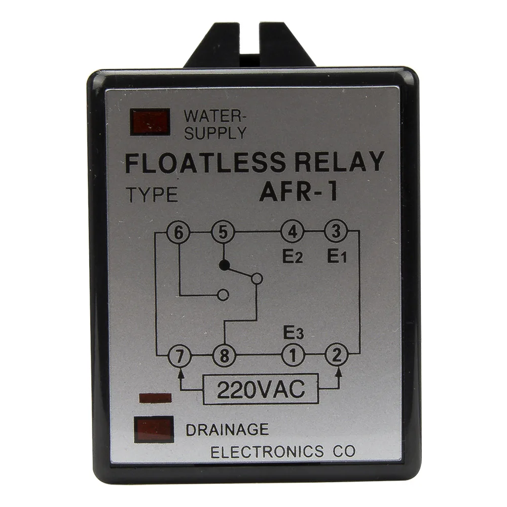 AFR-1 AC 220V floatless level relay / switch with socket base 220VAC