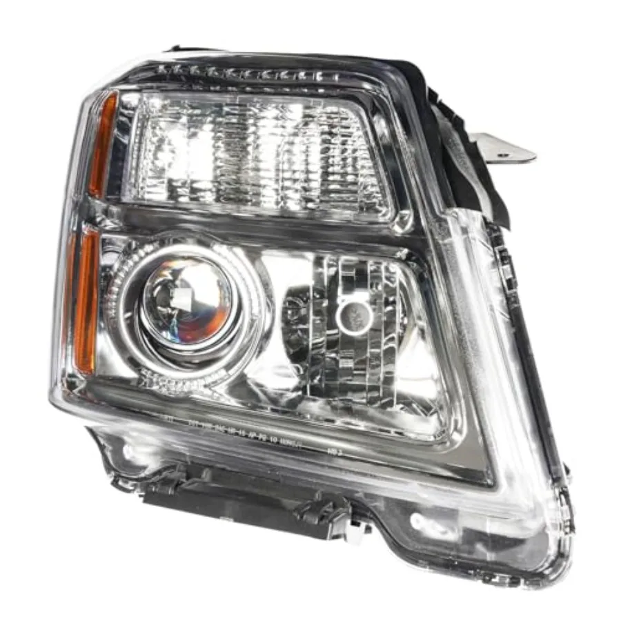 

Headlight Assembly for 2016-2017 Terrain Passenger Side Chrome Housing Amber Reflector Clear Lens OEM Replacement GM2503435 209