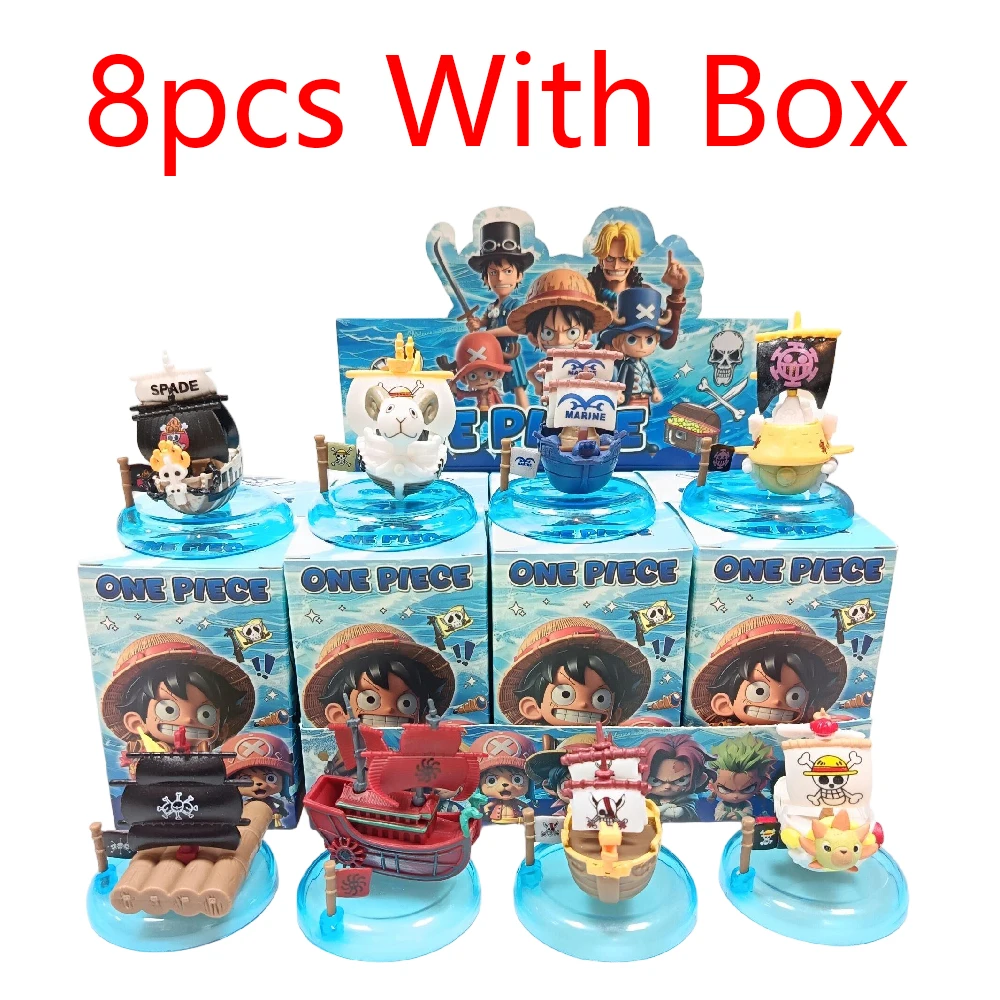 Modelo de Anime caliente, barco Sun Merry Blackbeard, adorno montado en el coche, caja ciega hecha a mano, bolsa de adivinación, juguetes, muñeca, figura, modelo, regalo decorativo