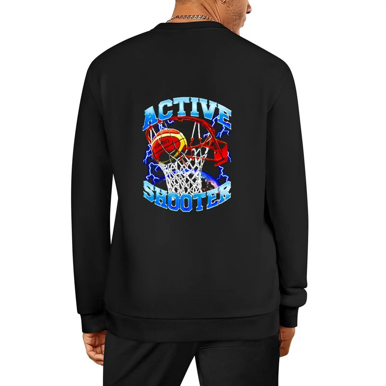 

Active Shooter Pullover men clothes graphic t shirts men men's sweat-shirt set clothes for men sweatshirt male