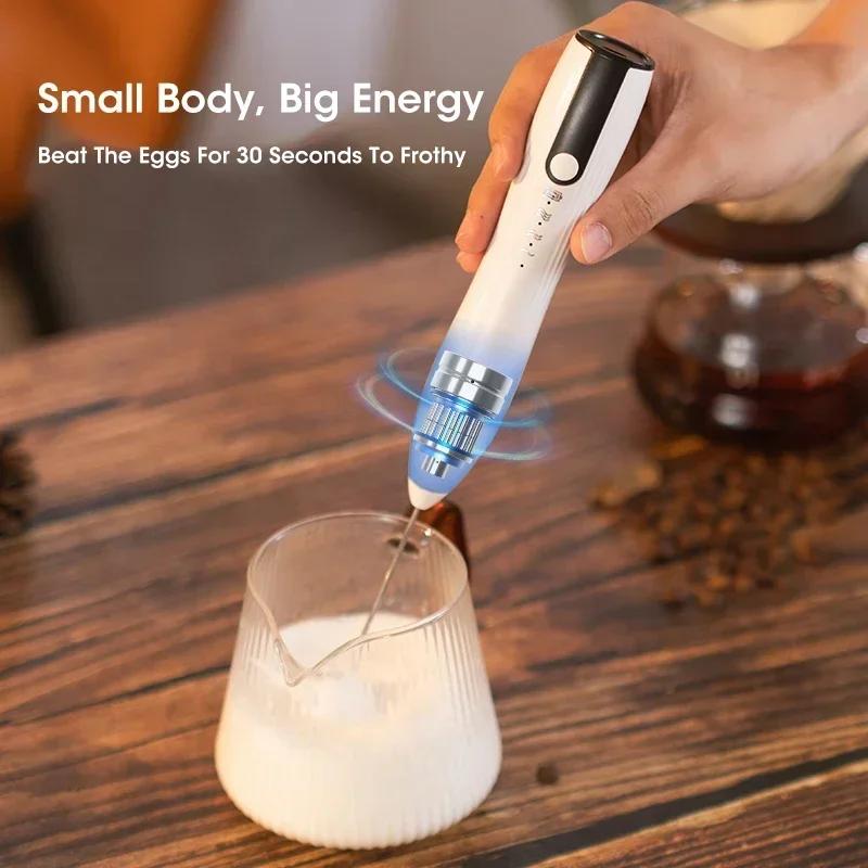 خلاط كهربائي منزلي متعدد الوظائف، خلاط يدوي لاسلكي، شحن USB، خلاط خلط دقيق البيض المحمول